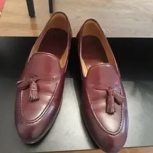 Meermin Spanish Loafers Burgundy 501040 - BURGUNDY HERITAGE SHELL CORDOVAN - E – Meermin  main image 3